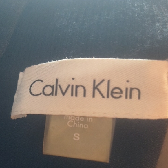 Calvin Klein Black Dress with Gold Studs Size 6 - Picture 7 of 10